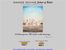 Tablet Screenshot of dancedivineocala.com